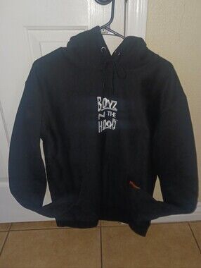 Black 'Boyz N The Hood' Graphic Hoodie - Men